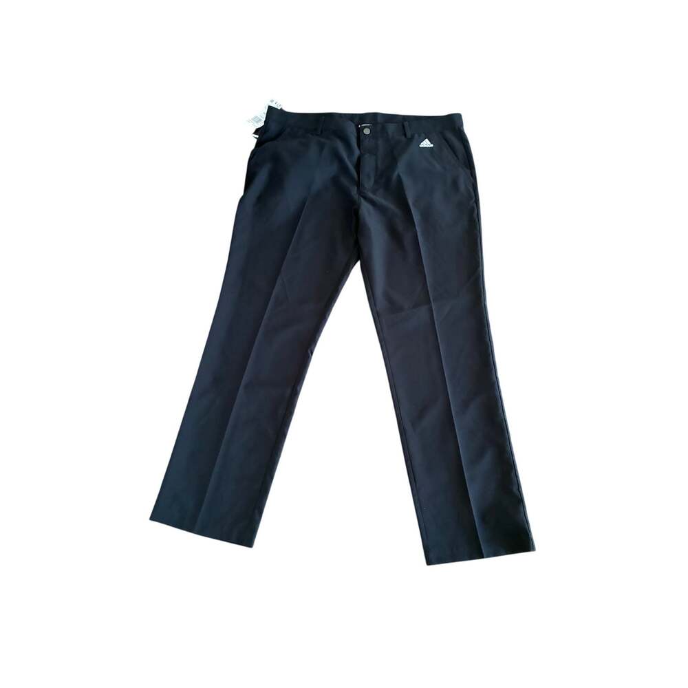 NWT Adidas [40x32] Mens 3-Stripe Golf Sport Pants-Black DM3081 Athleisure